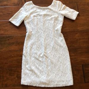 Cream brochettes Dress
